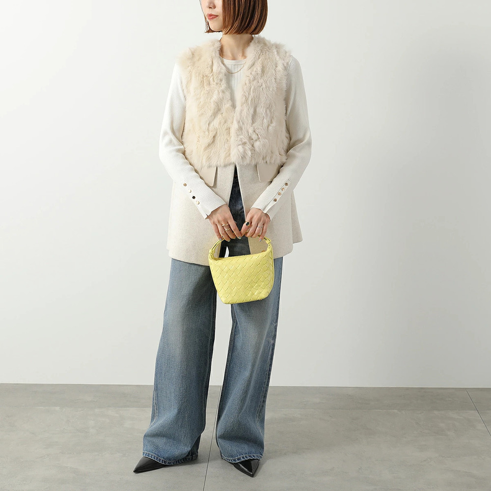 BOTTEGA VENETA Candy Wallace handbag intrecciato leather bag